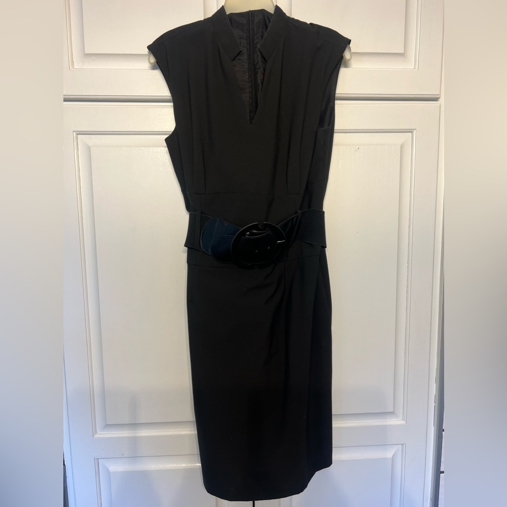 Antonio Melani black sleeveless dress